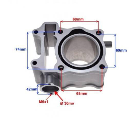 Cylinder honda sh125 52.40mm 12100-kgf-910 - zdjęcie 3