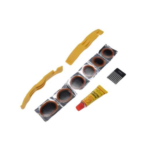 Zestaw naprawczy dętki z łyżkami żółty | AA0124752Y