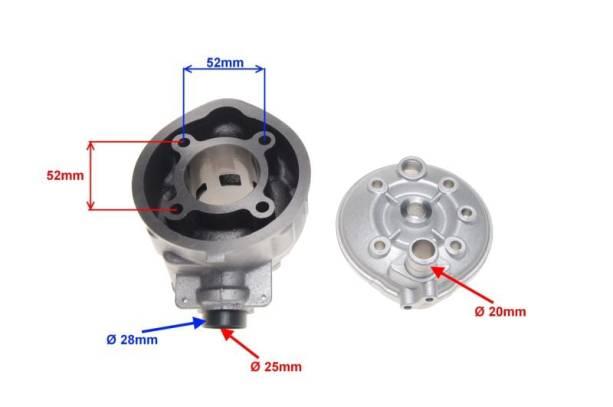Cylinder aprilia wm am6 am345-70 minarelli 70 - zdjęcie 4