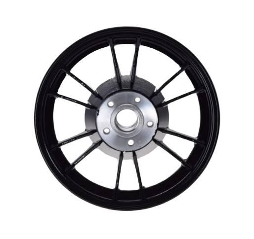 Koło obręcz tył przód 9 cali motorynka czarna - zdjęcie 2