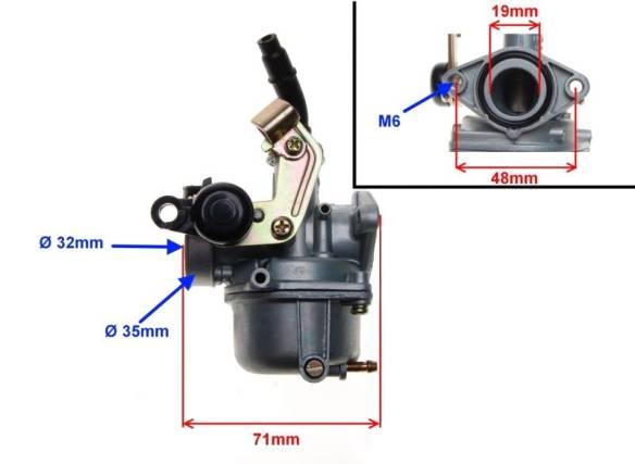 Gaźnik py-5 ze ssaniem na linkę | ZPY3002 - zdjęcie 5