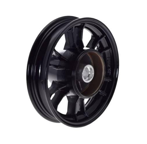 Koło obręcz tył przód 9 cali motorynka czarna - zdjęcie 3