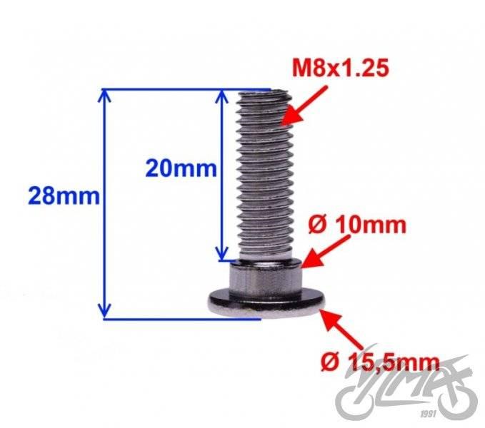 Śruba tarczy hamulcowej 10 szt | AA0319 - zdjęcie 3