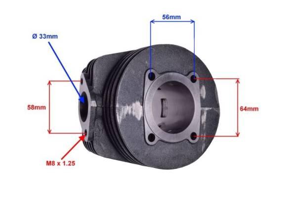 Cylinder bajaj 135 57,00 | AY3555 - zdjęcie 2