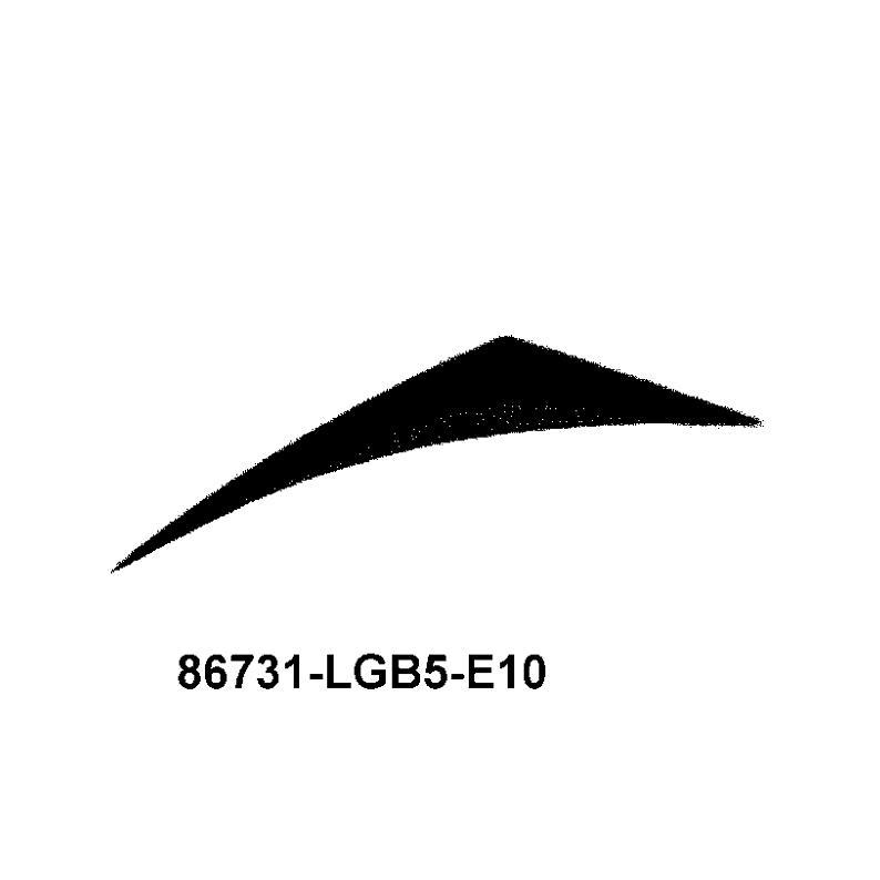 Naklejka 86231-Lgb5-E10-T01 . | 86231-LGB5-E10-T01