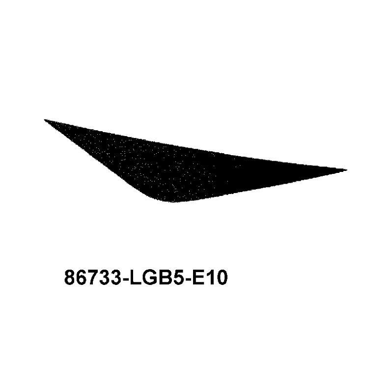 Naklejka 86733-Lgb5-E10-T01 . | 86733-LGB5-E10-T01