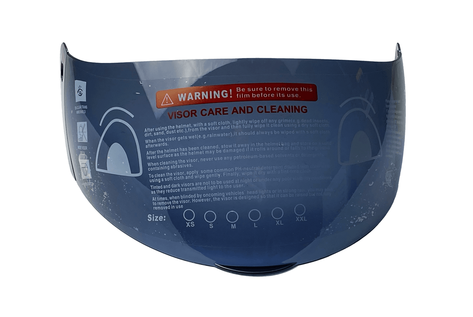 Szybka Kasku Md-101 Ciemna MotoGeneric | ABIWA1SZ-C - zdjęcie 2