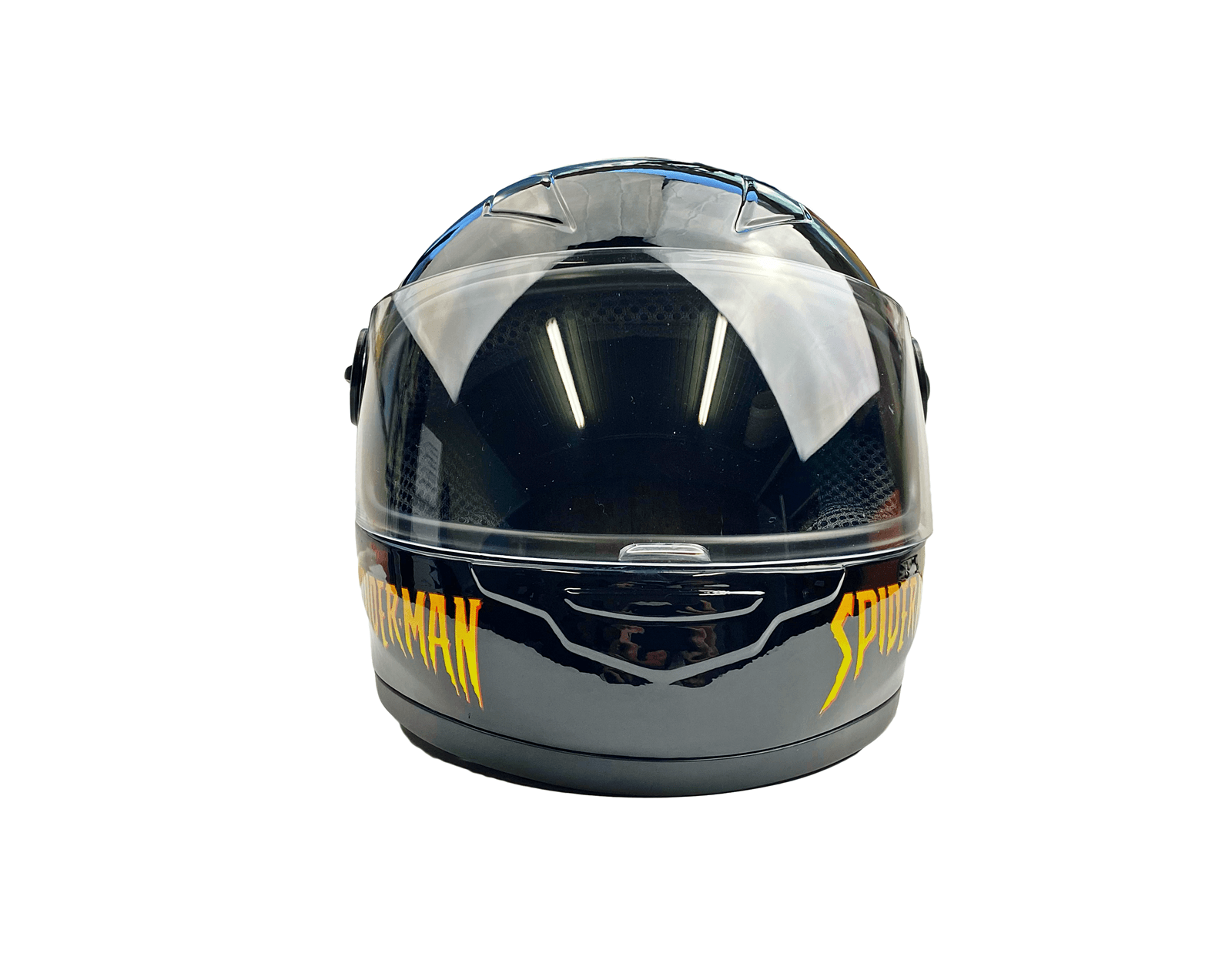 Kask Md-E506 Integralny Dziecięcy Spiderman Czarny Ce MotoGeneric - zdjęcie 3