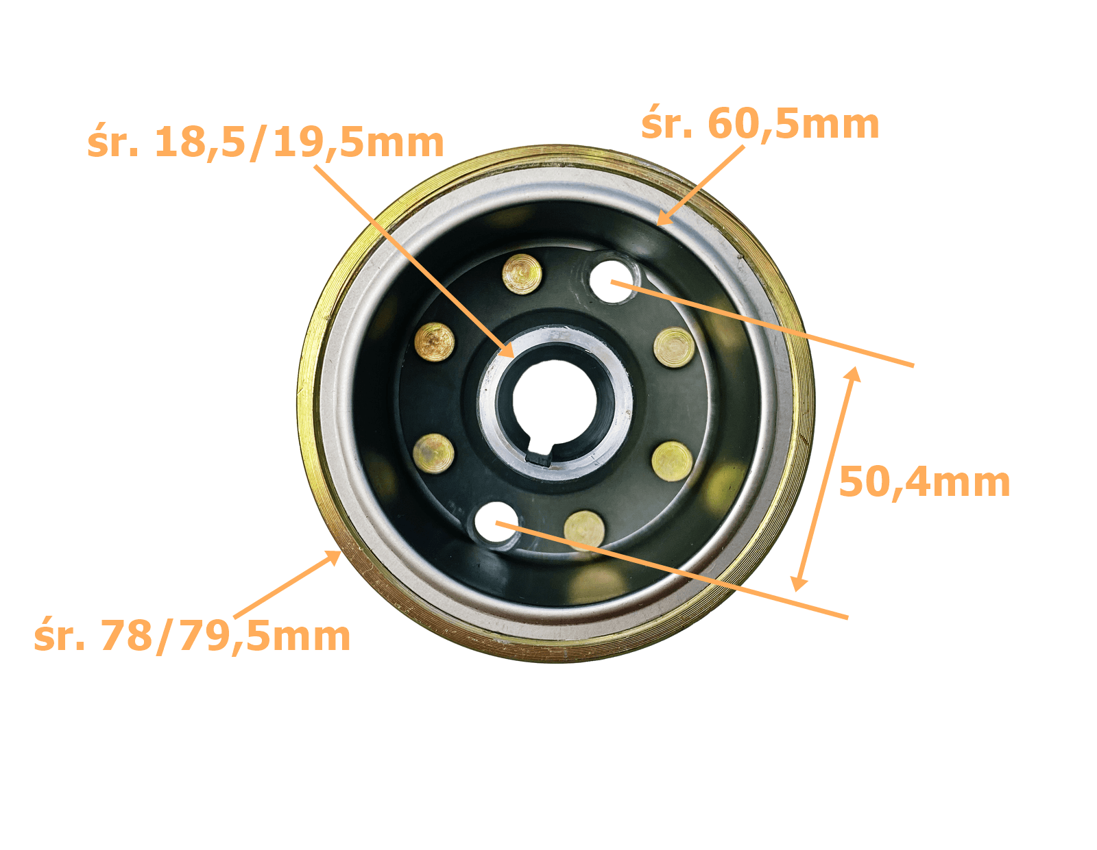Cewki Iskrownika Stator Koło Magnesowe Silnik Zs154fmi-2 MotoGeneric - zdjęcie 2