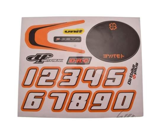 Naklejka mini enduro pomarańczowe | ZZ94032