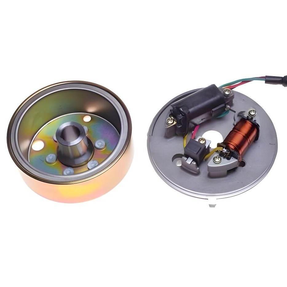 Stator iskrownik 2 cewki koło magnesowe mbk 51