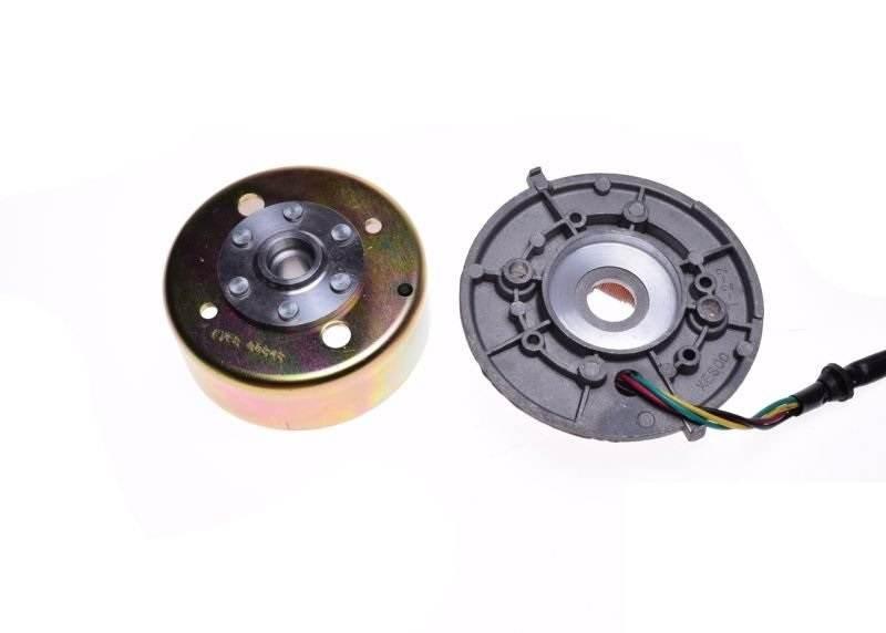 Stator iskrownik 2 cewki koło magnesowe mbk 51 - zdjęcie 3