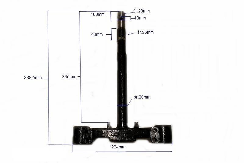 Kolumna Kierownicy Półka Typ Ii MotoGeneric - zdjęcie 2