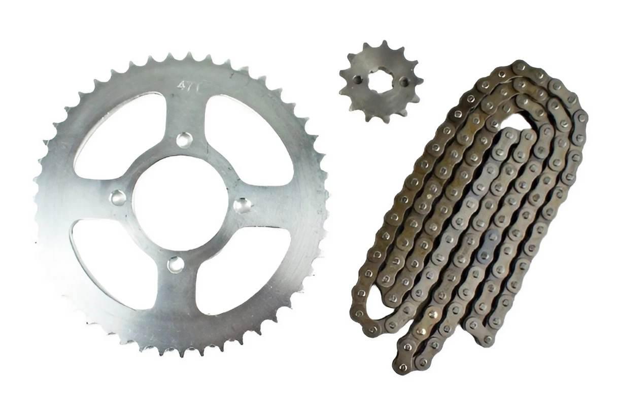 Zestaw Napędowy Street 13/47 Łań 428-114 Z Otworami MotoGeneric