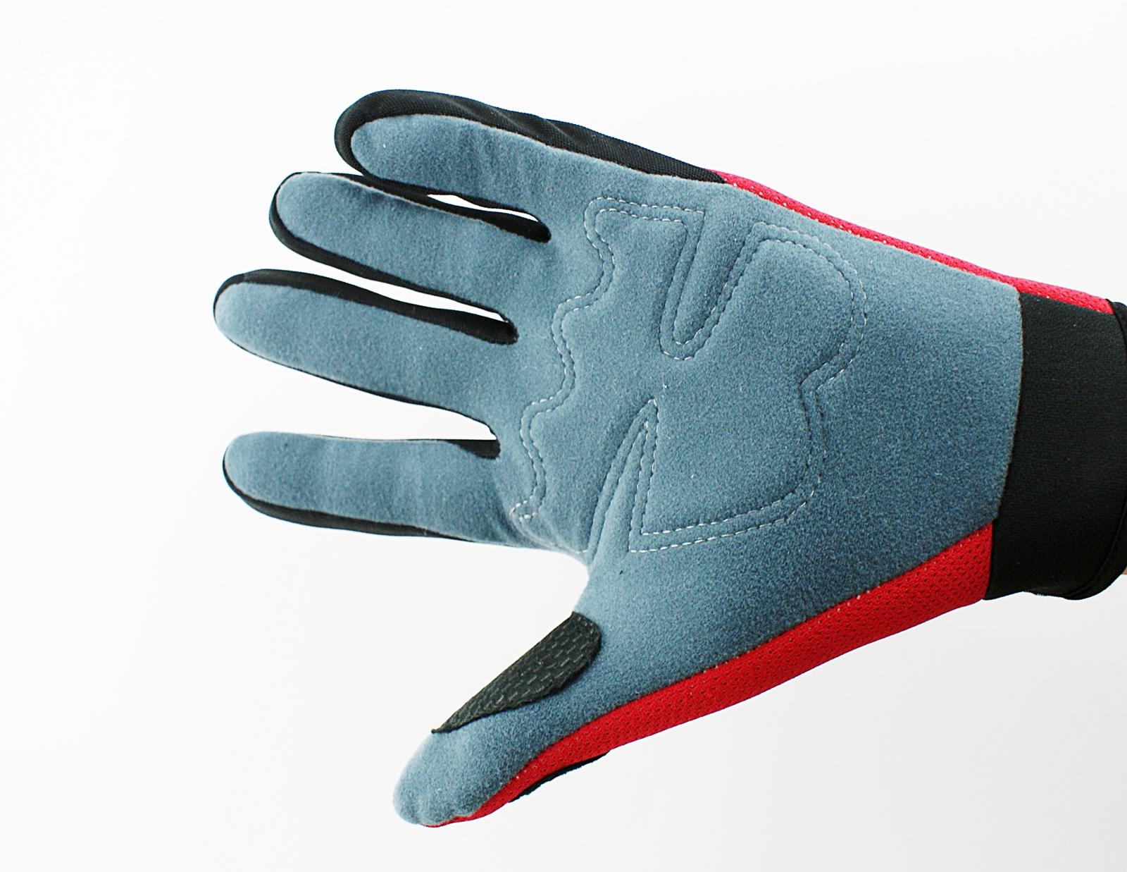 Rękawice Motocyklowe Czerwone Xl MotoGeneric - zdjęcie 2