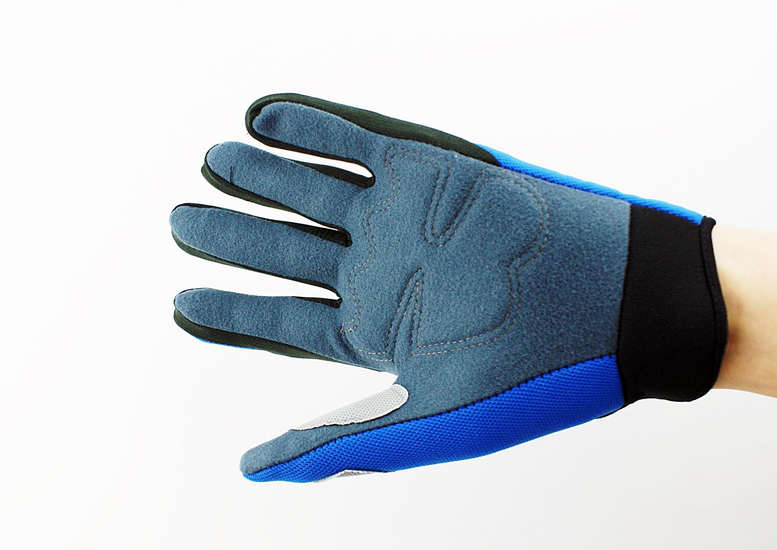 Rękawice Motocyklowe Niebieskie Xl MotoGeneric - zdjęcie 2