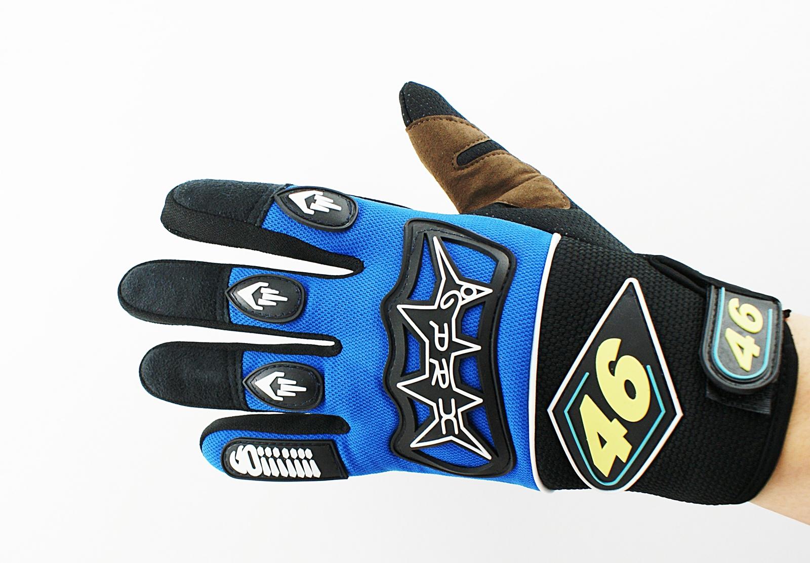 Rękawice ''46'' Niebieskie M MotoGeneric