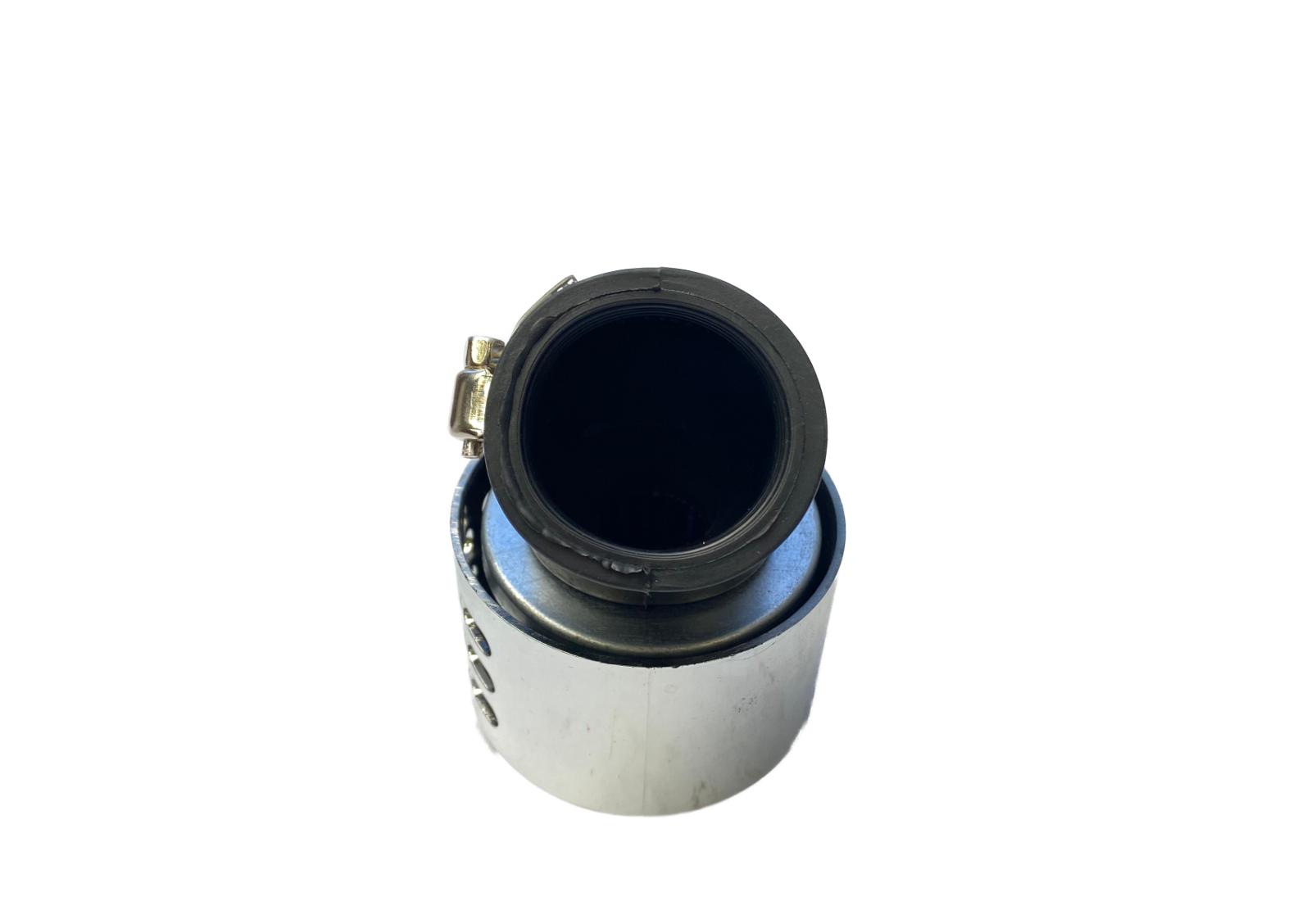 Filtr Powietrza Stożek Chrom 38mm Łamany 45° Z Osłoną MotoGeneric - zdjęcie 2
