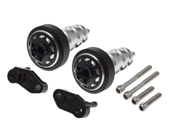 Crash pad bmw s1000rr s1000xr f800r srebrny