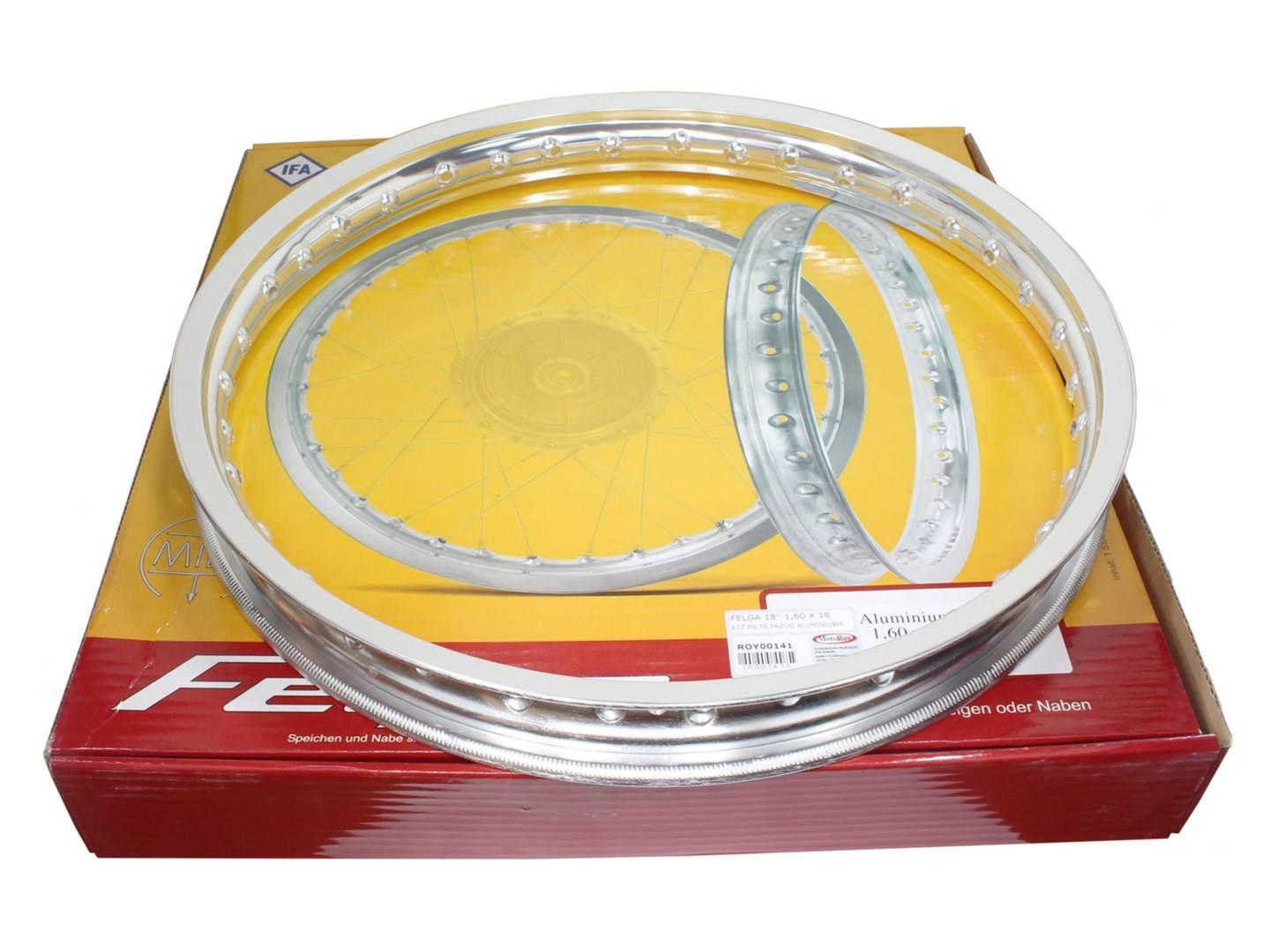 Felga przód 18'' 1,60x18 mz es ets ts etz 125 150 tz250 etz251 etz301 ifa de