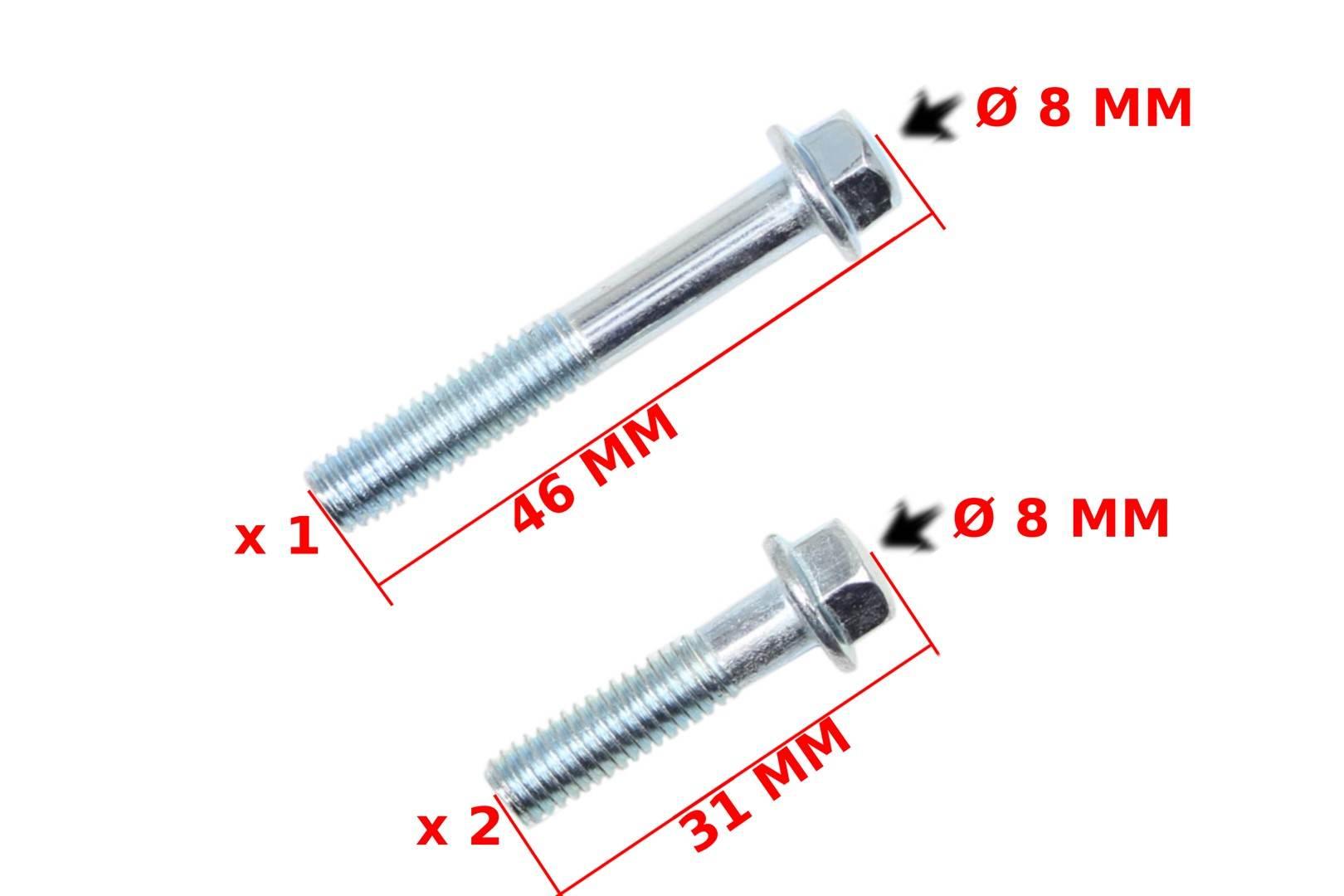 Śruby silnika cross 125 lewego dekla tz | ROY00271 - zdjęcie 2