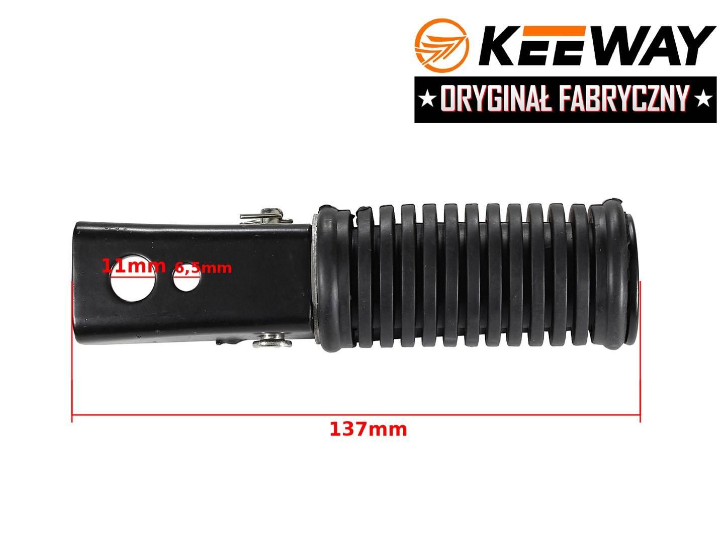 Stopka pasażera lewa keeway hurrican 50 2t orygina