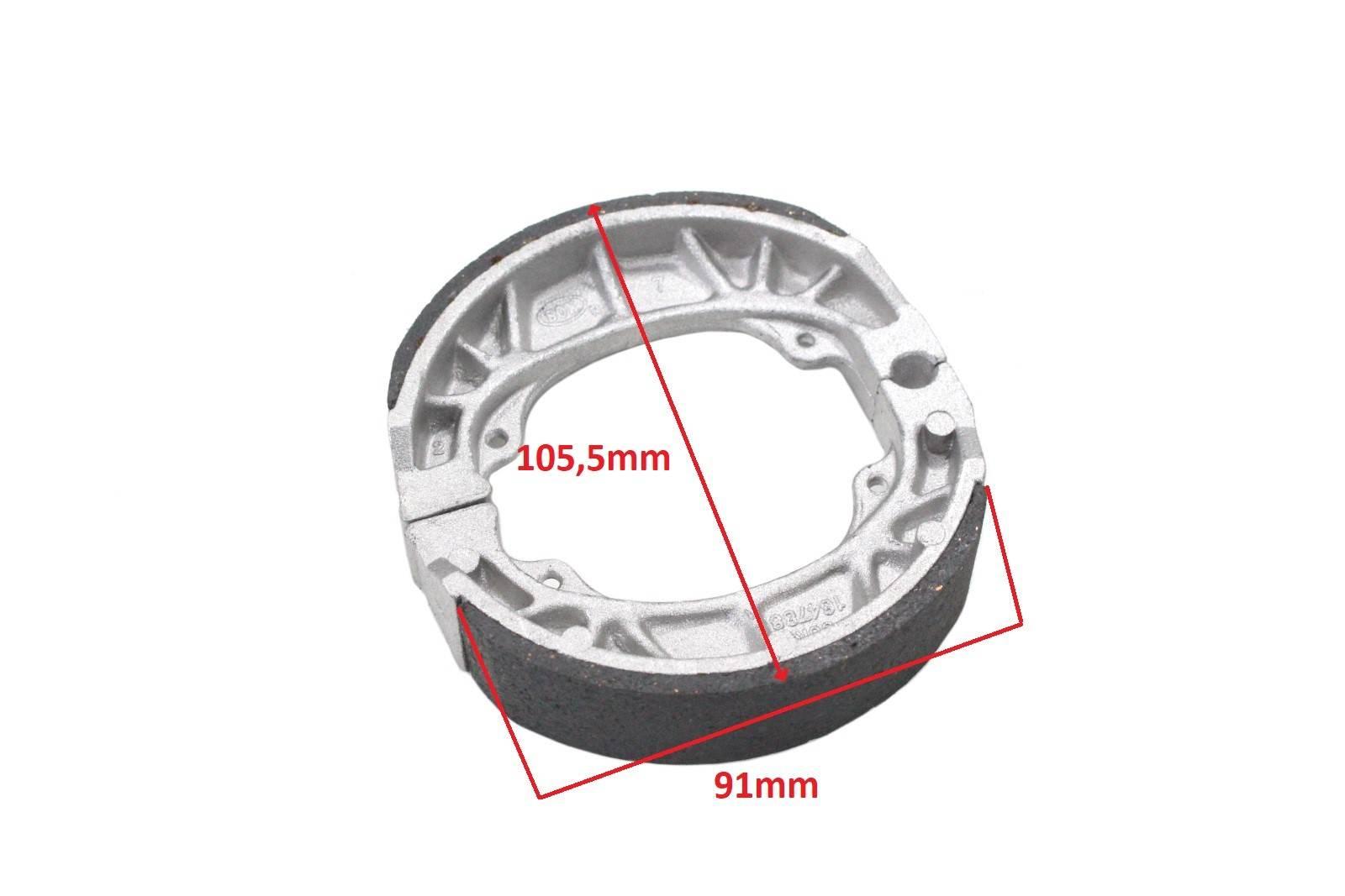 Szczęki hamulcowe sym orbit ii 50 4t kpl taiwan - zdjęcie 2