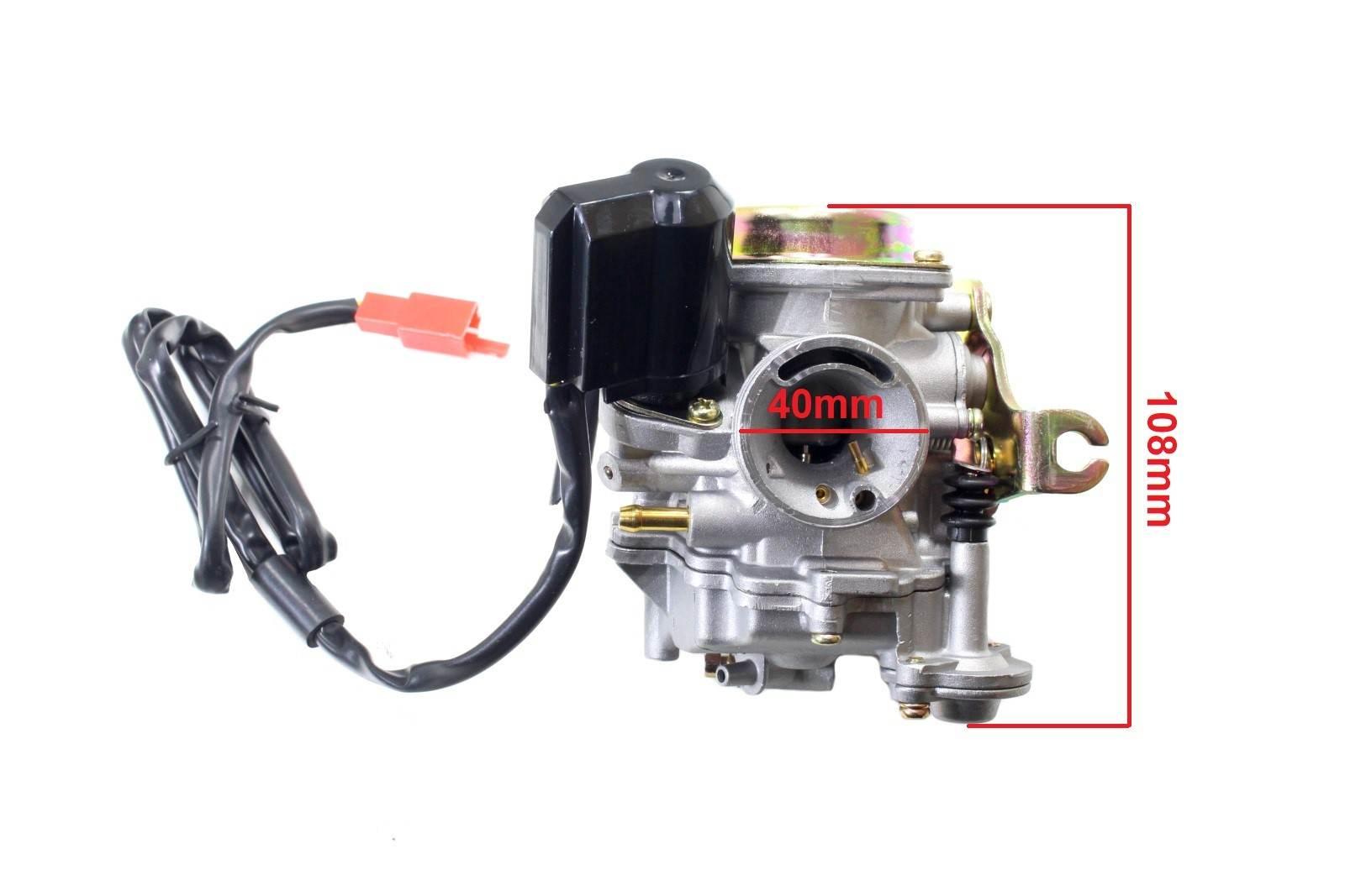 Gaźnik gy6-100 skuter 4t romet router keeway kingway kymco zipp benzer ru - zdjęcie 3