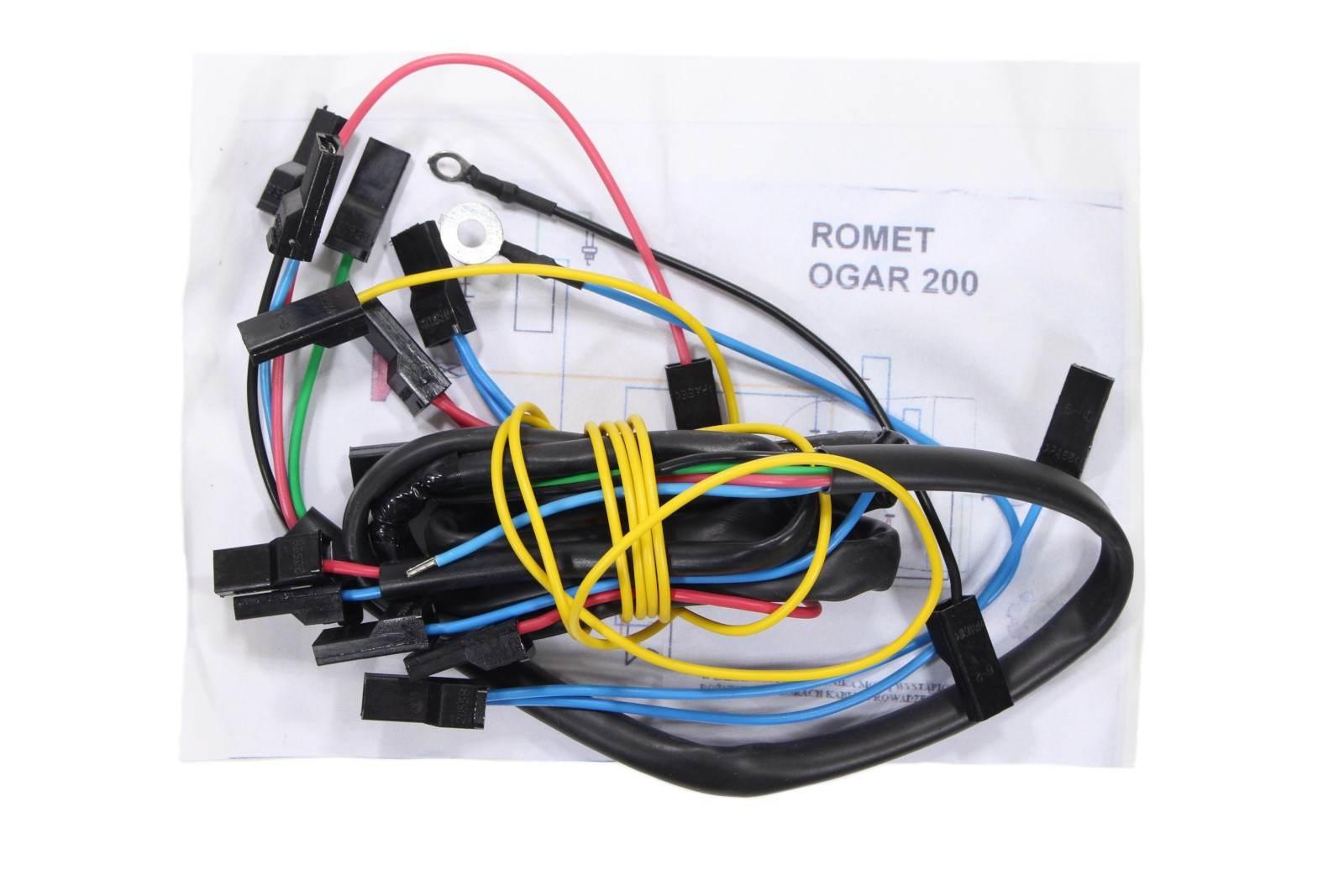 Instalacja wiązka romet ogar 200 czarna ml