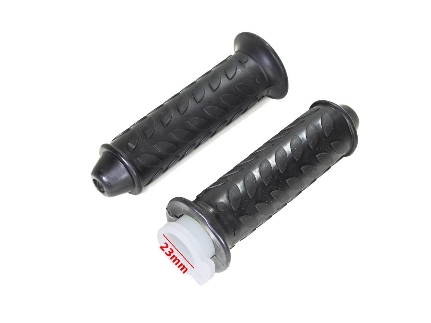 Manetka kierownicy lewa/prawa gy6 zipp skuter czarna kpl