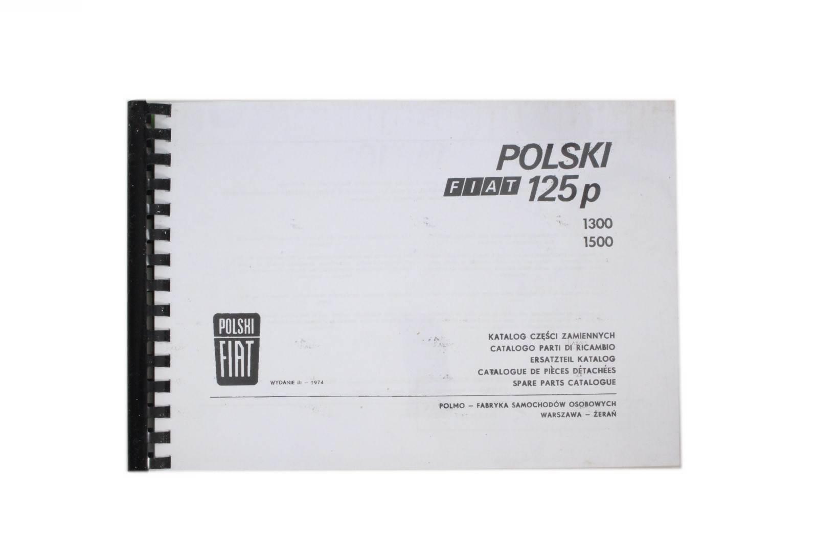 Katalog części zamiennych polski fiat 125p