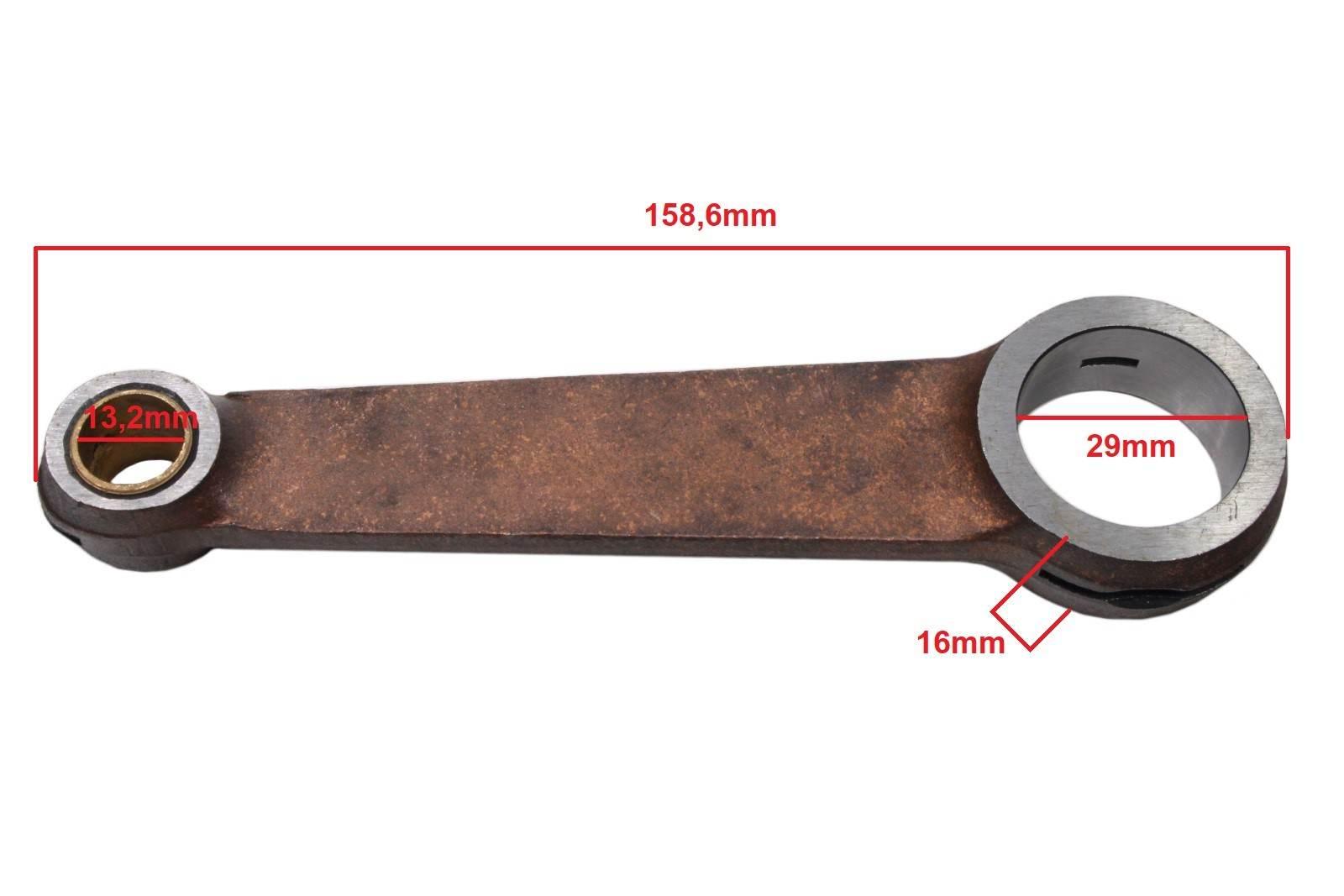 Korbowód wsk 125 sworzeń dół 22mm alm | ROY01508 - zdjęcie 4
