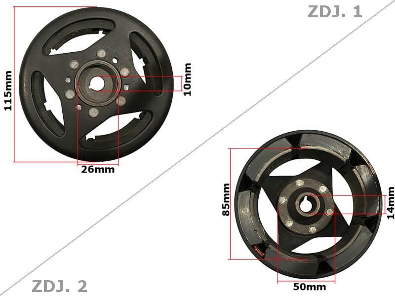 Magneto koło zamachowe simson 6/12v s 50 51 70 53 83 kr51/2 sr50 sr80 - zdjęcie 2