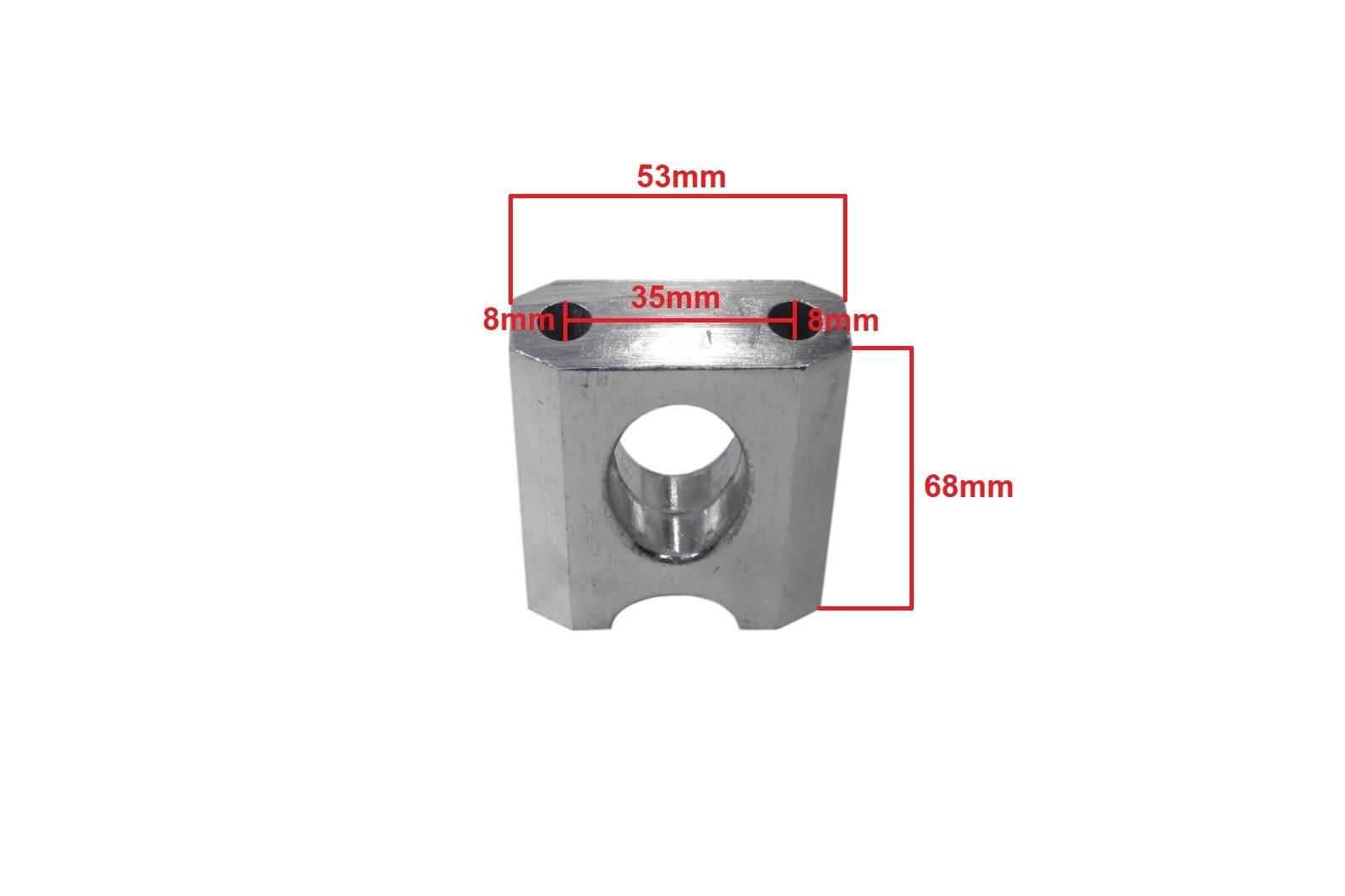 Mocowanie kierownicy 22mm podwyższenie kpl bri - zdjęcie 2