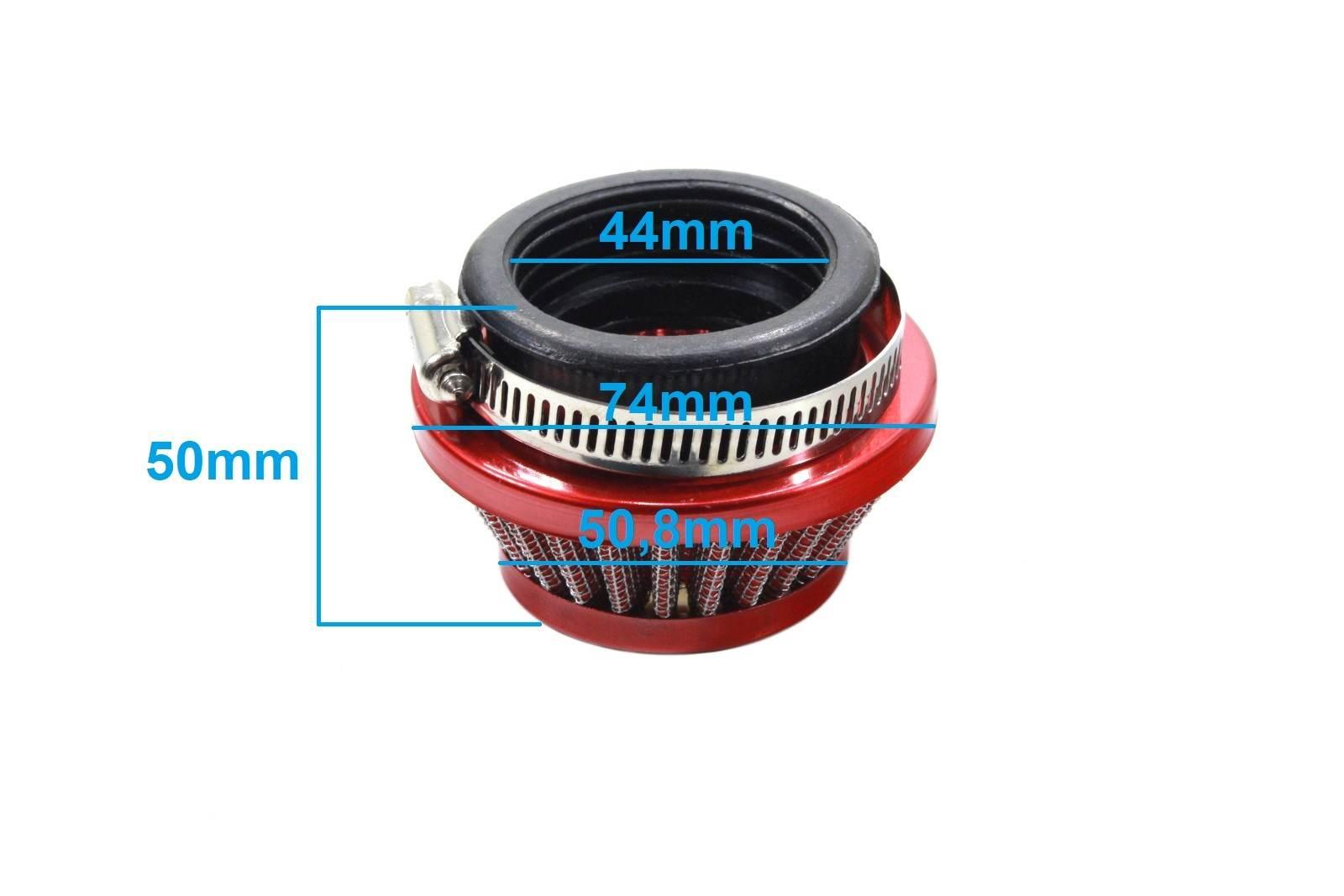 Filtr powietrza stożek fi 44mm pocket bri - zdjęcie 2