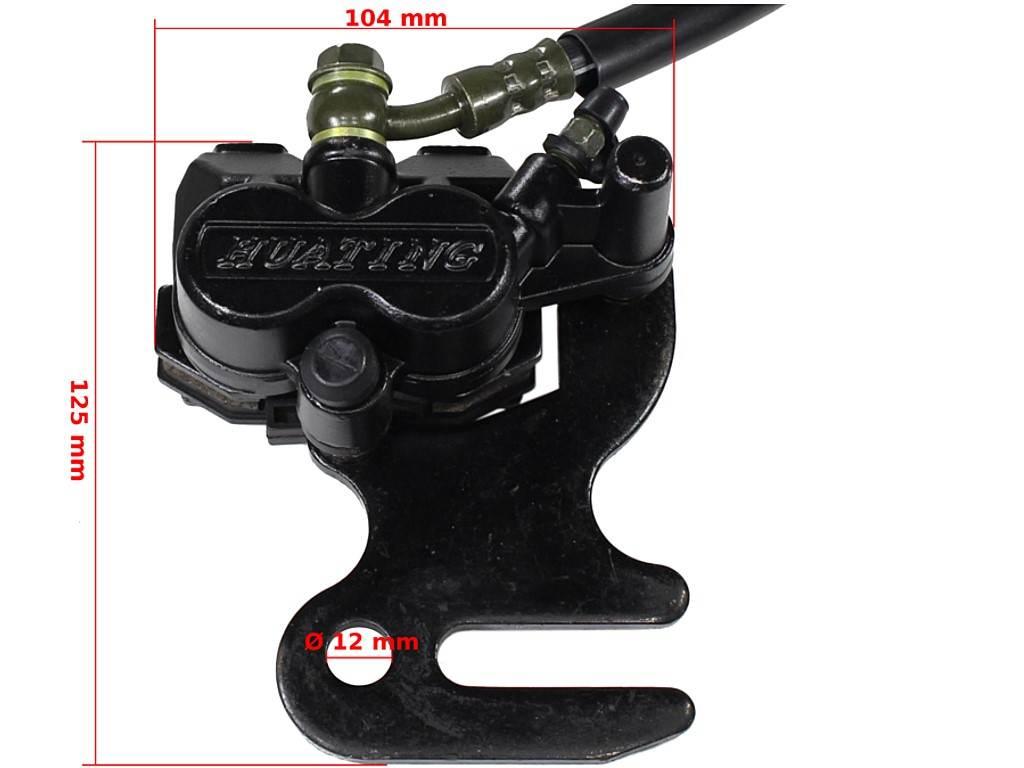 Hamulec kompletny cross 125 tył | ROY01746 - zdjęcie 2