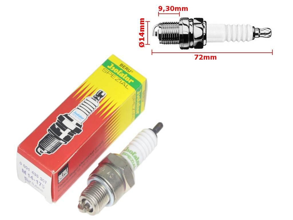 Świeca zapłonowa isolator m14 175 beru old timer simson s50 kr51 sr4 awo 425 de