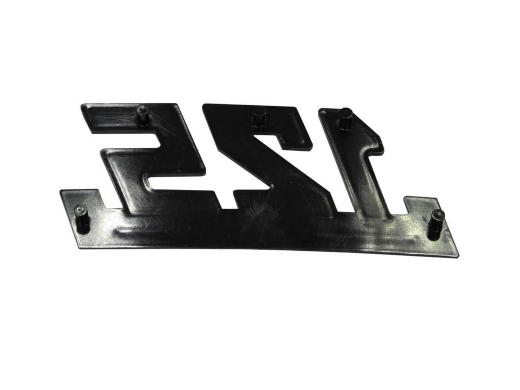 Emblemat znaczek boczka wsk 125 czarny | ROY01901 - zdjęcie 2