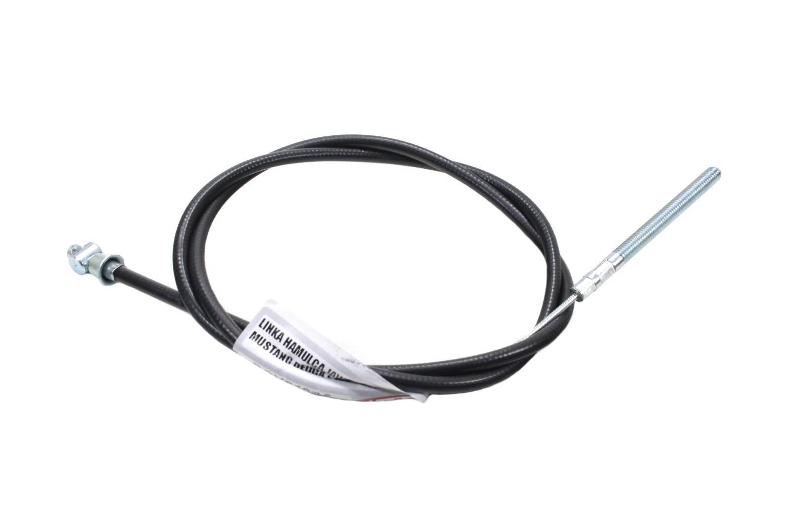 Linka hamulca jawka skuter mustang długa przód 870mm