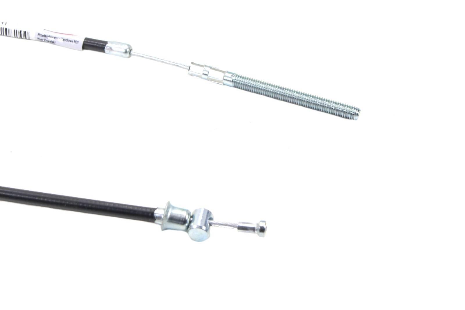 Linka hamulca jawka skuter mustang długa przód 870mm - zdjęcie 2