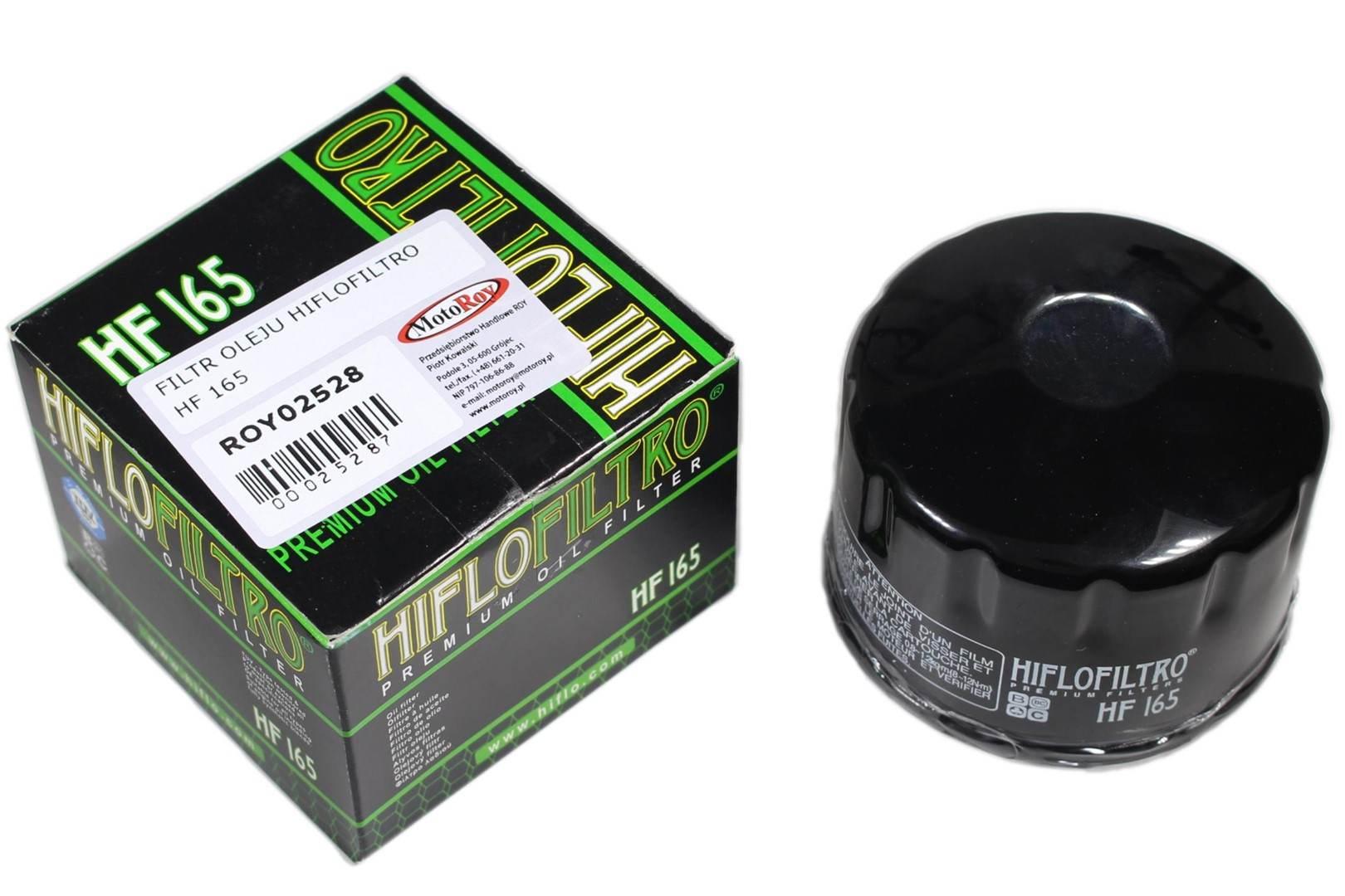 Filtr oleju hiflofiltro hf 165 | ROY02528