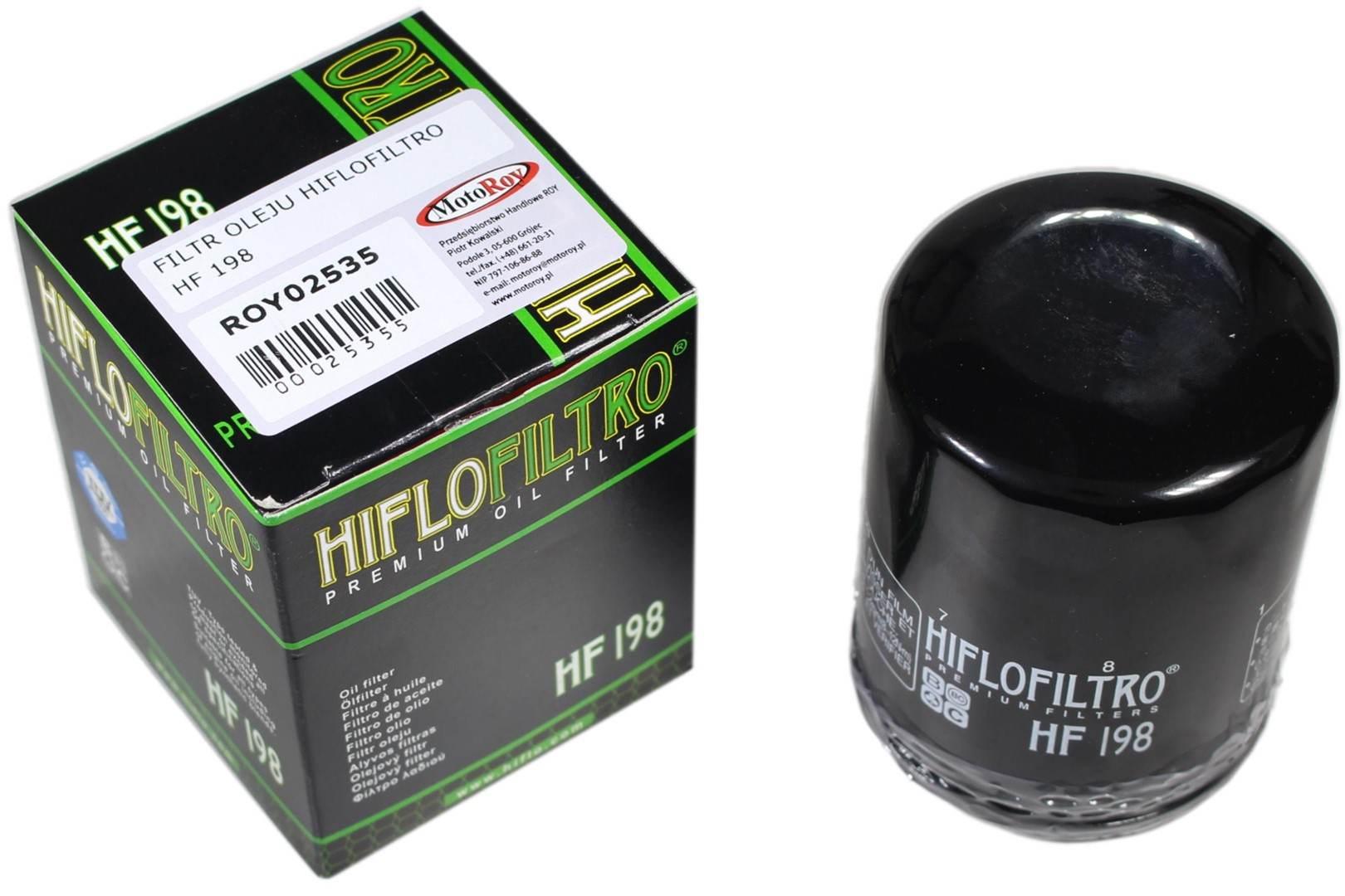 Filtr oleju hiflofiltro hf 198 | ROY02535