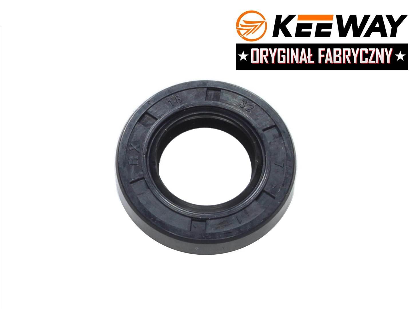 Simering uszczelniacz 18x32x7x9 osi przedniej keeway oryginał
