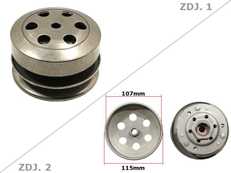 Sprzęgło gy6-50 4t baotian kymco romet zipp bri