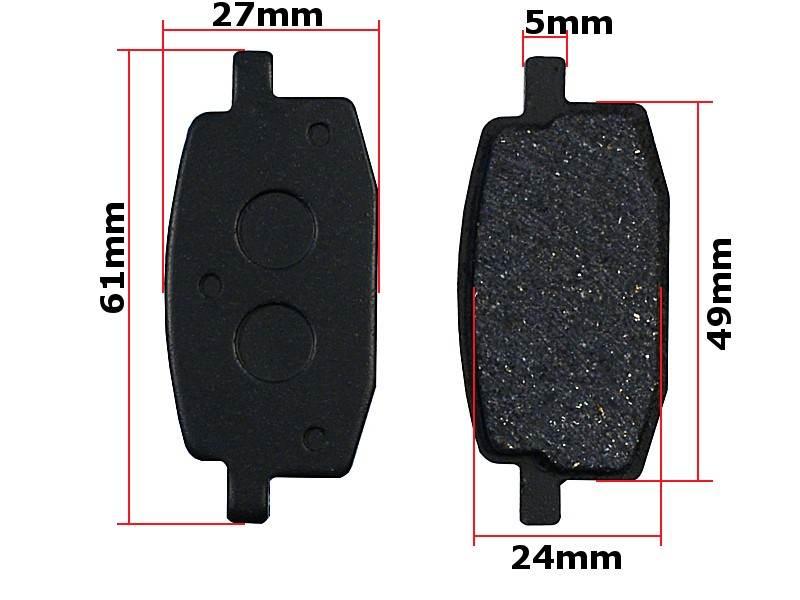 Klocki hamulca mb-p010 koło 10 | ROY02915