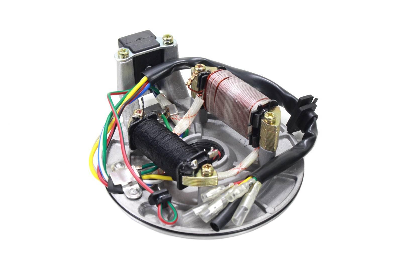 Aparat zapłonowy stator cross 125 2 cewki bri