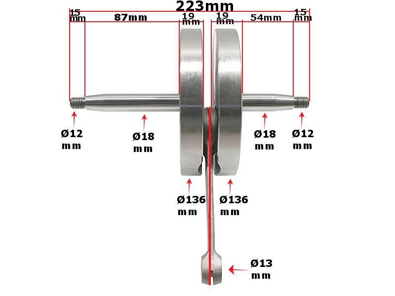 Wał korbowy wsk 125 | ROY03423