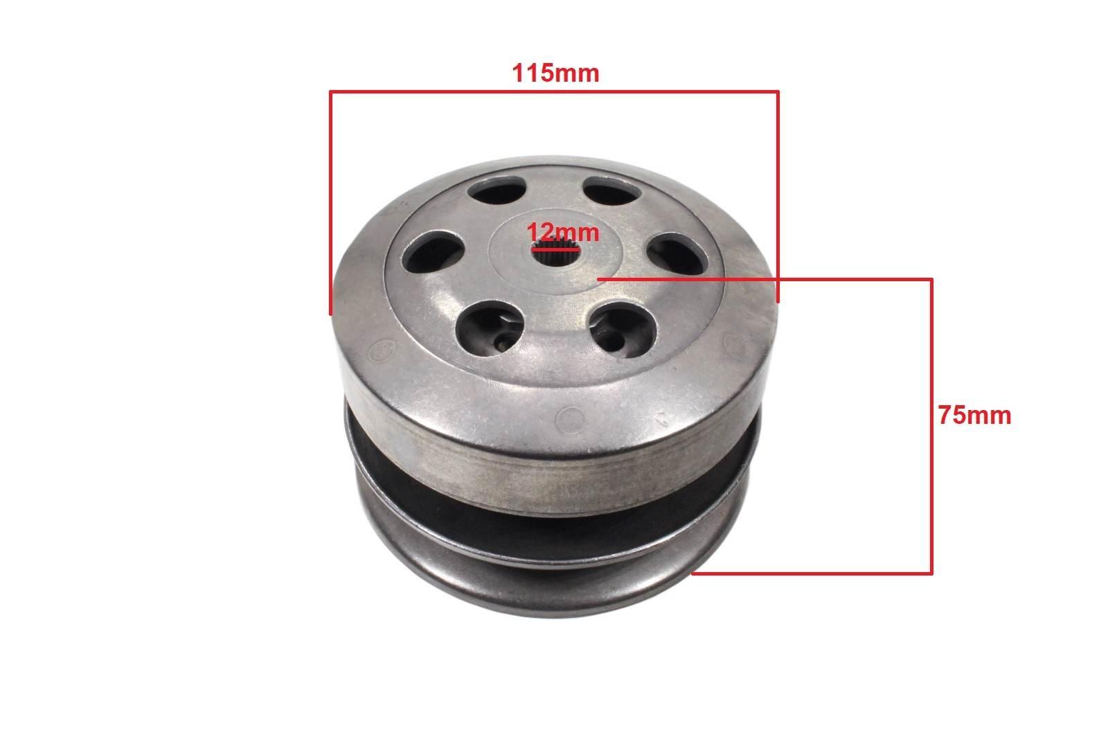 Sprzęgło gy6-50 139qma 139qmb skuter 4t kompletne baotian benzer barton kin