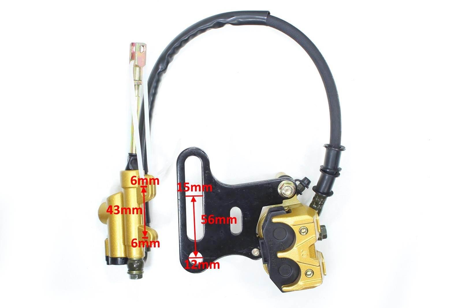 Hamulec kompletny cross 125 tył hb | ROY03750 - zdjęcie 3