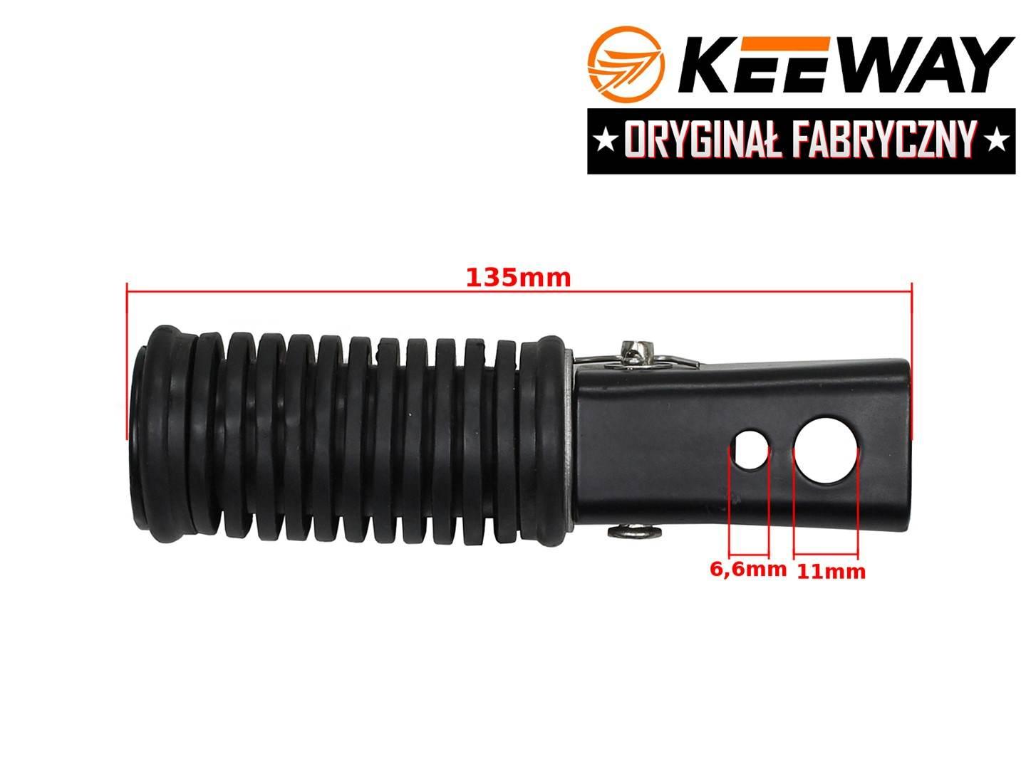 Stopka pasażera prawa keeway hurrican 50 2t orygin